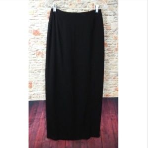Cache Black Maxi Skirt